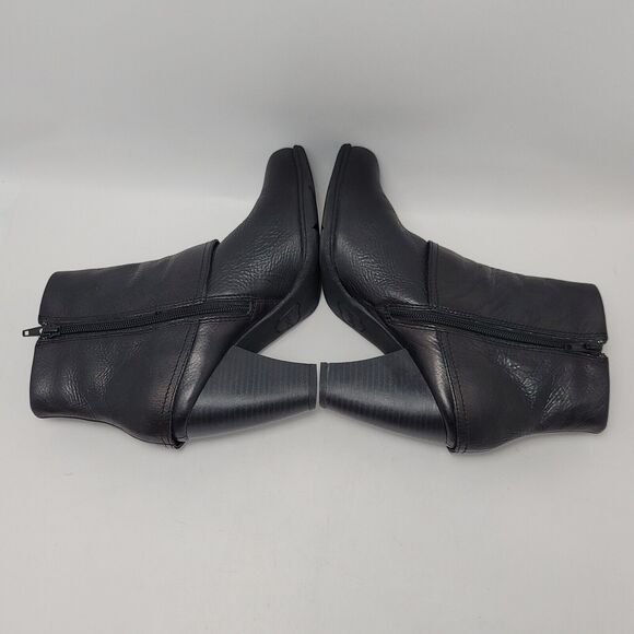 B.O.C Børn Concept Womens Leather Side Zip Block Heels Ankle Bootie Size 8.5 - Picture 11 of 14
